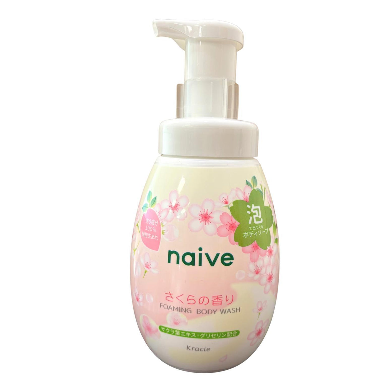KRACIE NAIVE FOAMING BODY SOAP SAKURA