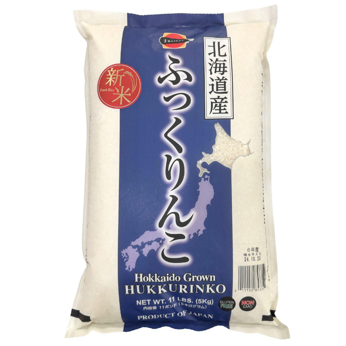 JB HOKKAIDO HUKKURINKO RICE 11LB/5KG