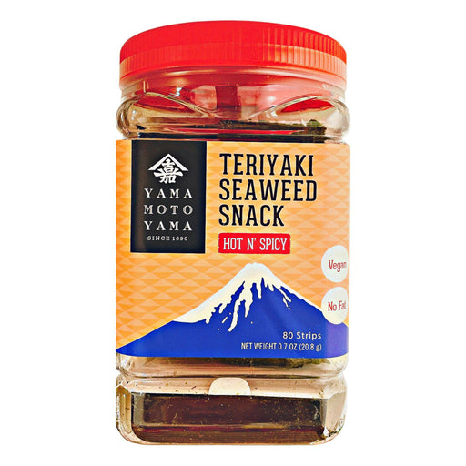 Yamamotoyama Teriyaki Seaweed Snack Hot n' Spicy 0.7oz/20.8g - GOHAN Market