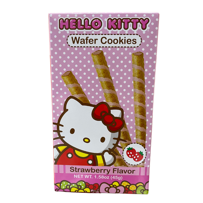 HELLO KITTY WAFER COOKIES STRAWBERRY 1.58OZ/45G