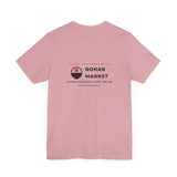 GOHAN MARKET Unisex Jersey Short Sleeve Tee