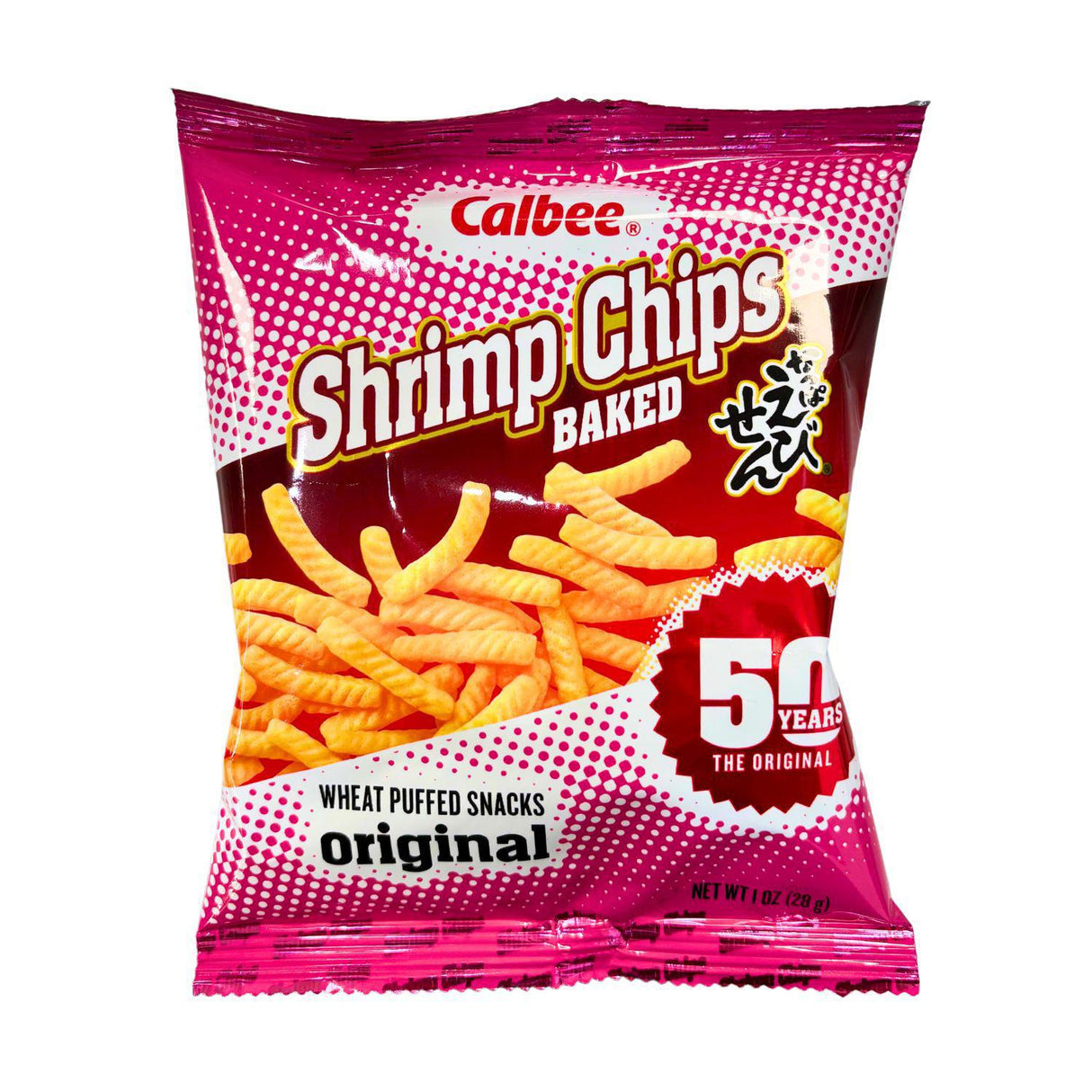 CALBEE SHRIMP CHIPS ORIGINAL 1 OZ/28G