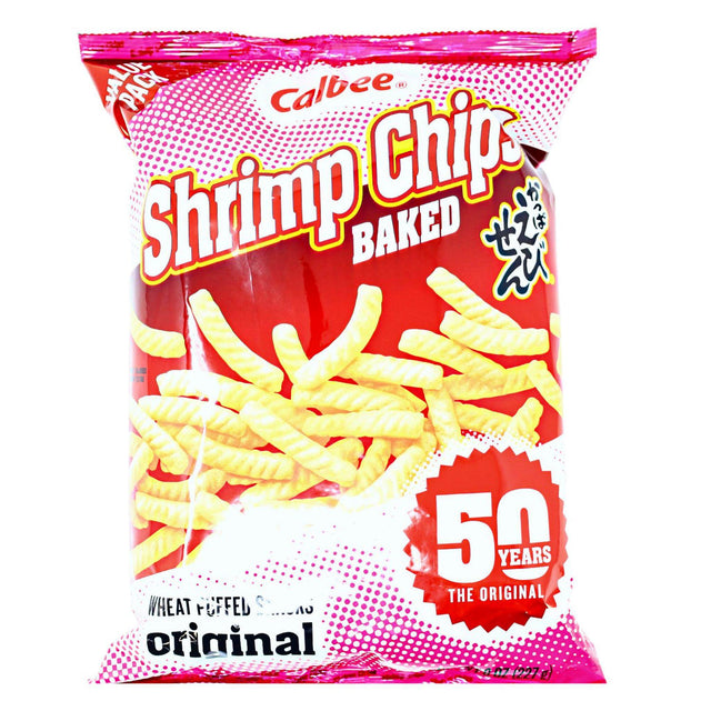 CALBEE SHRIMP CHIPS ORIGINAL 8OZ/227G