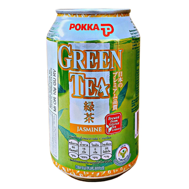 POKKA GREEN TEA JASMINE 10.1FLOZ/300ML