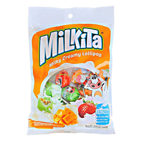 MILKITA MILKY CREAMY LOLLIPOP FRUITY MIX 4.06OZ/115G