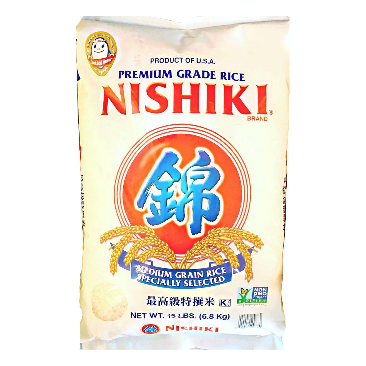 Nishiki Premium Grade Medium Grain Rice 15lb