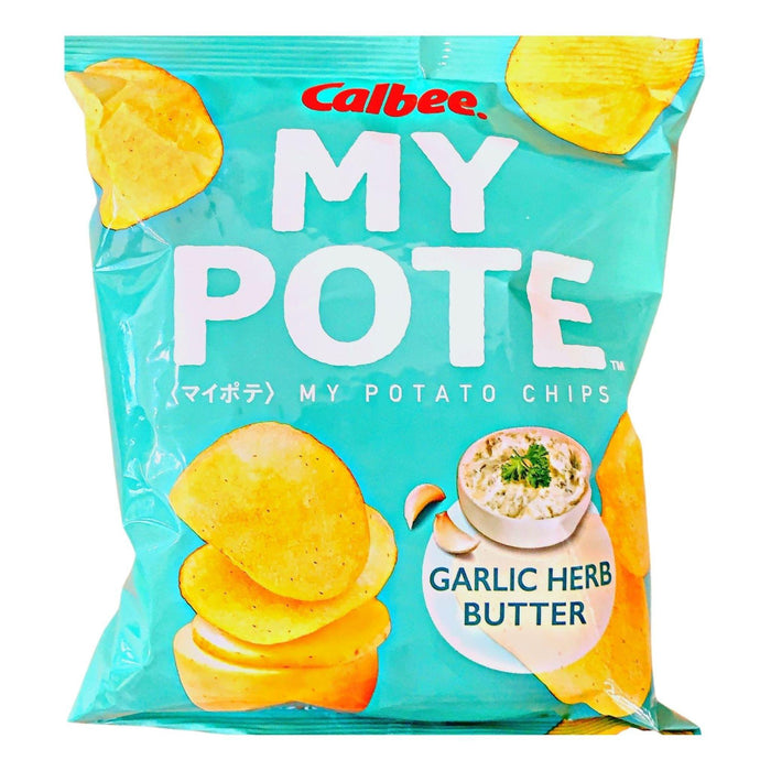 Calbee My Pote My potato Chips Garlic Herb Butter 2.12oz/60g - GOHAN Market