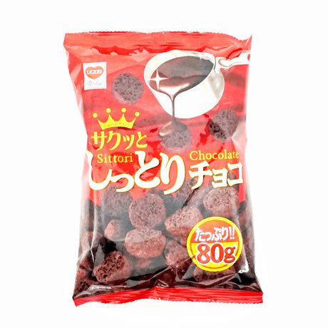 RISKA SHITTORI CHOCO BAKED CORN CRACKERS 2.81OZ/80G