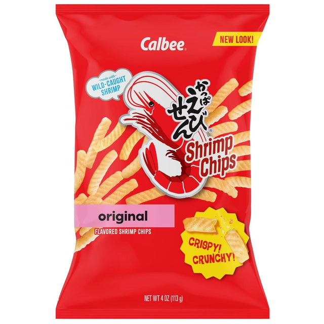 CALBEE SHRIMP CHIPS ORIGINAL 40Z/113G - GOHAN Market