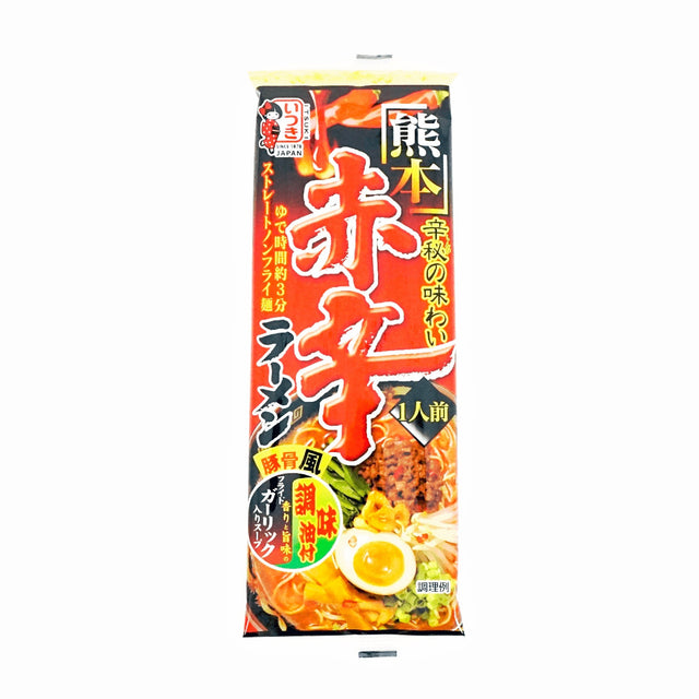 ITSUKI KUMAMOTO AKAKARA RAMEN NOODLE WITH SOUP BASE 3.63OZ/103G