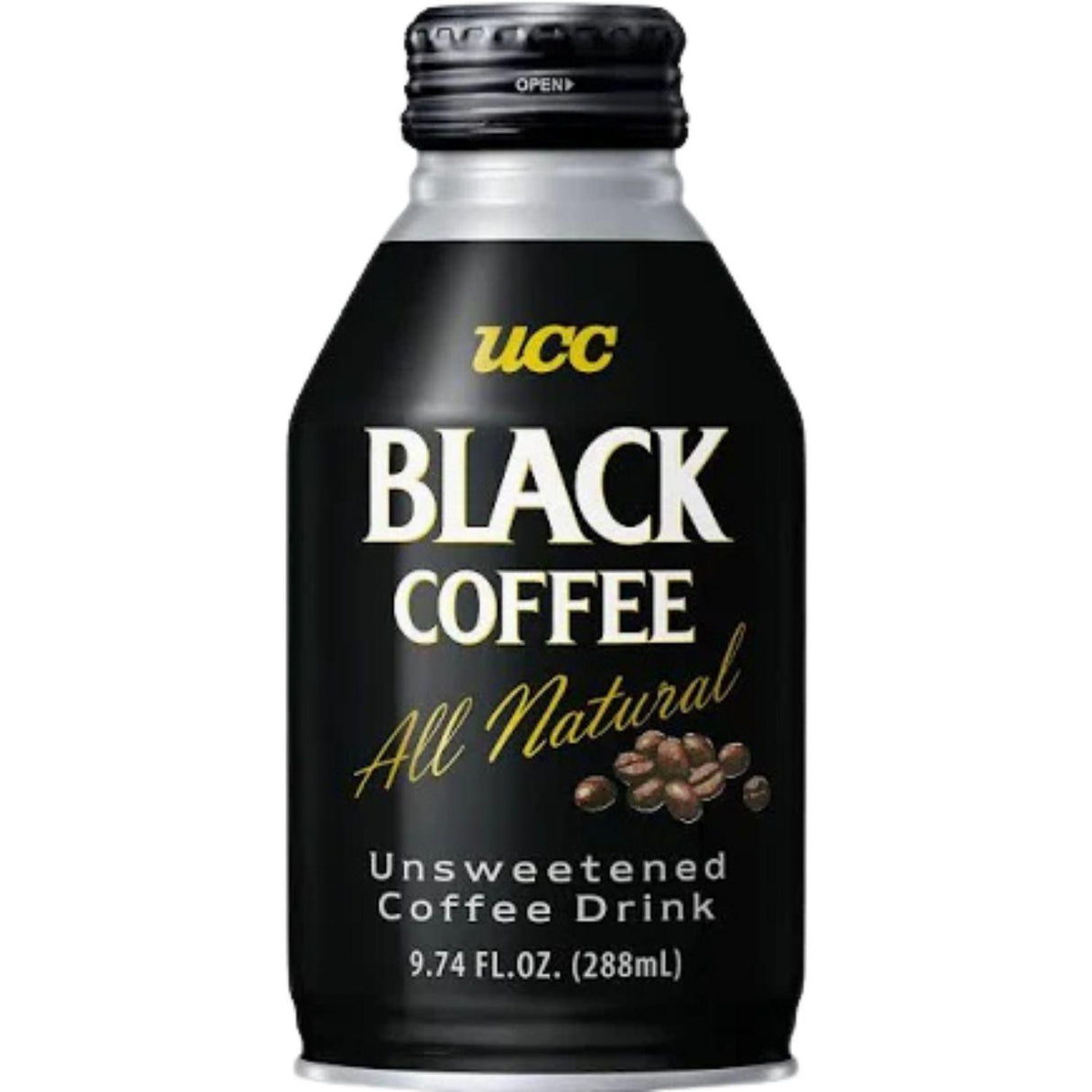 UCC BLACK COFFEE ALL NATURAL COFFEE DRINK 9.74FL OZ/288ML