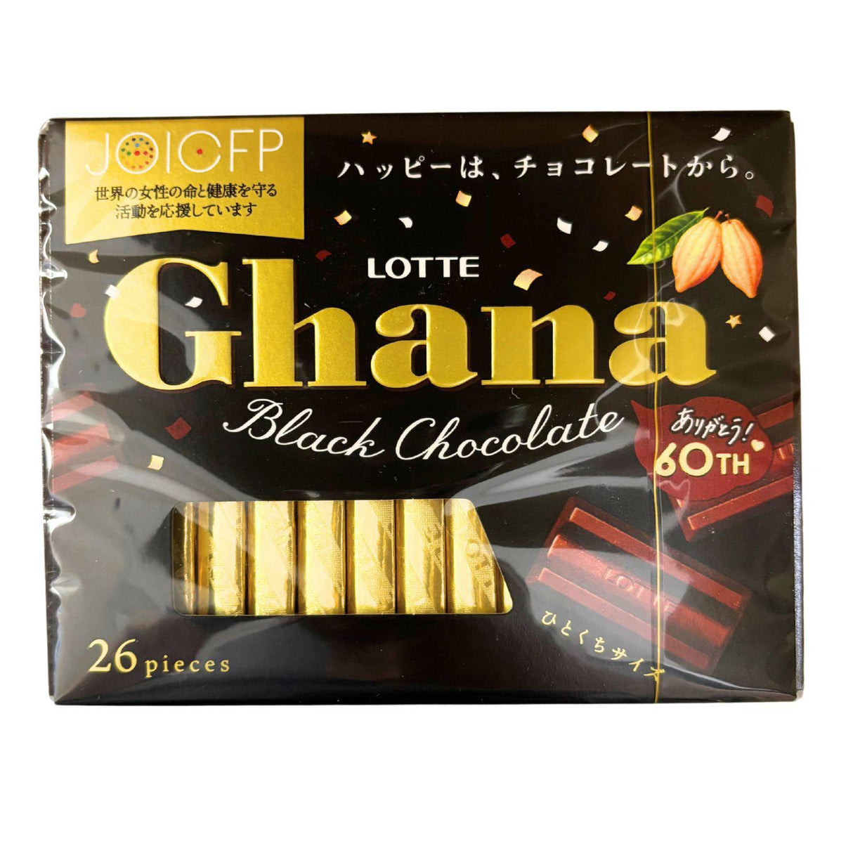 LOTTE GHANA BLACK EXCELLENT 26PC 4.19OZ/119G