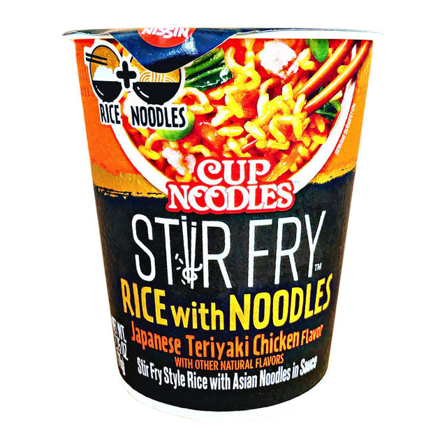 NISSIN CUP NOODLES JAPANESE TERIYAKI CHICKEN FLAVOR ASIAN NOODLES IN SAUCE 2.93 OZ/83G