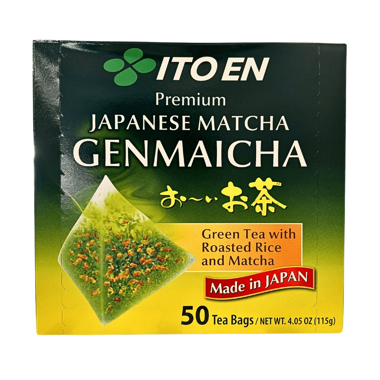 ITOEN MATCHA TGENMAICHA TEA 50 BAGS 4.05OZ/115G