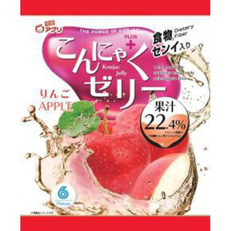 EXPIRING ON 06/13/2024 KONNYAKU JELLY APPLE 3.38 OZ/96G
