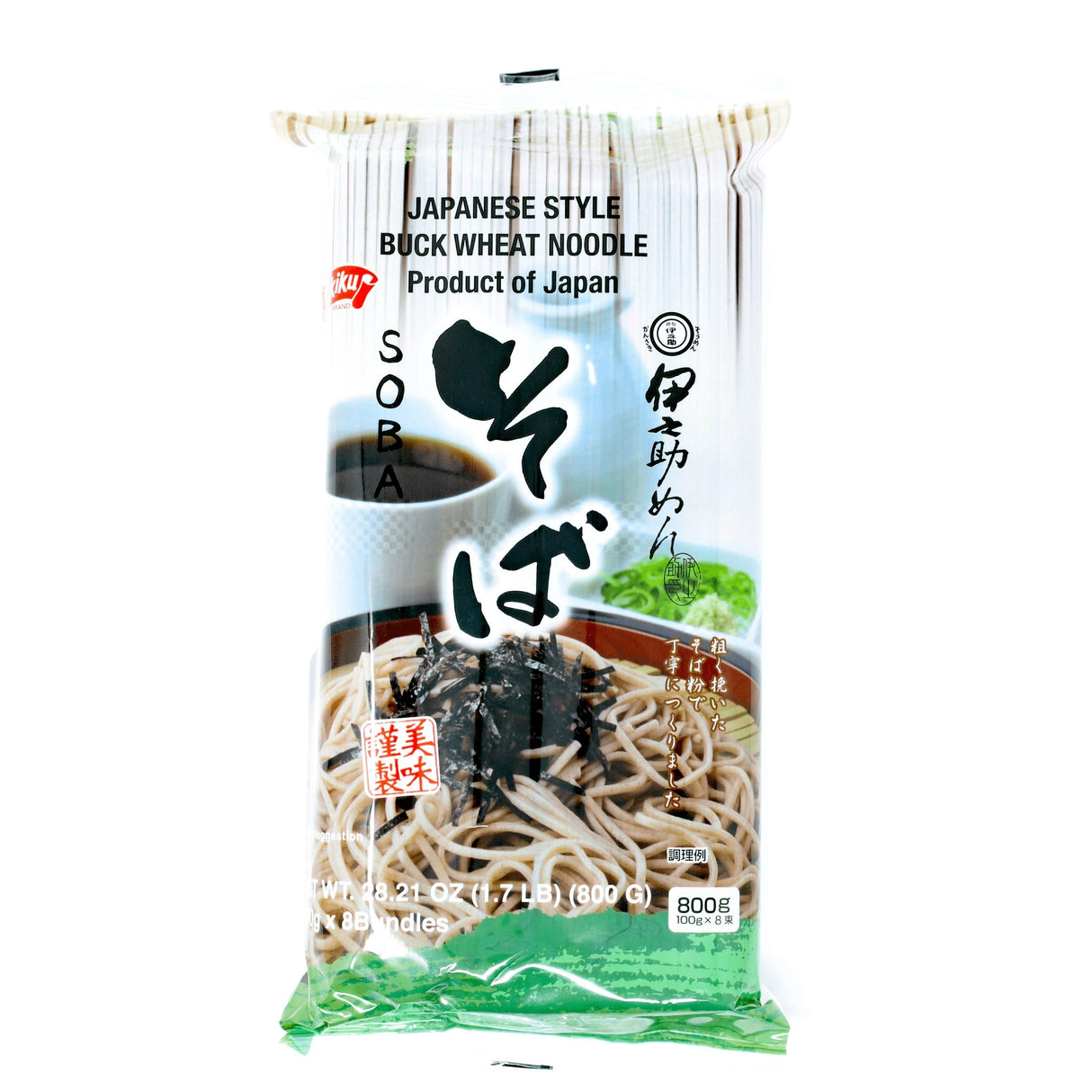 SHIRAKIKU JAPANESE STYLE BUCK WHEAT NOODLE INOSUKE SOBA 28.21OZ/800G