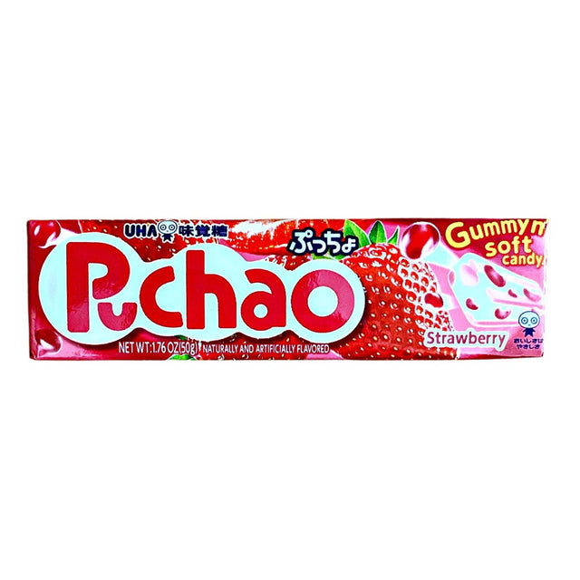 UHA PUCHAO STRAWBERRY GUMMY CANDY 1.76OZ/50G