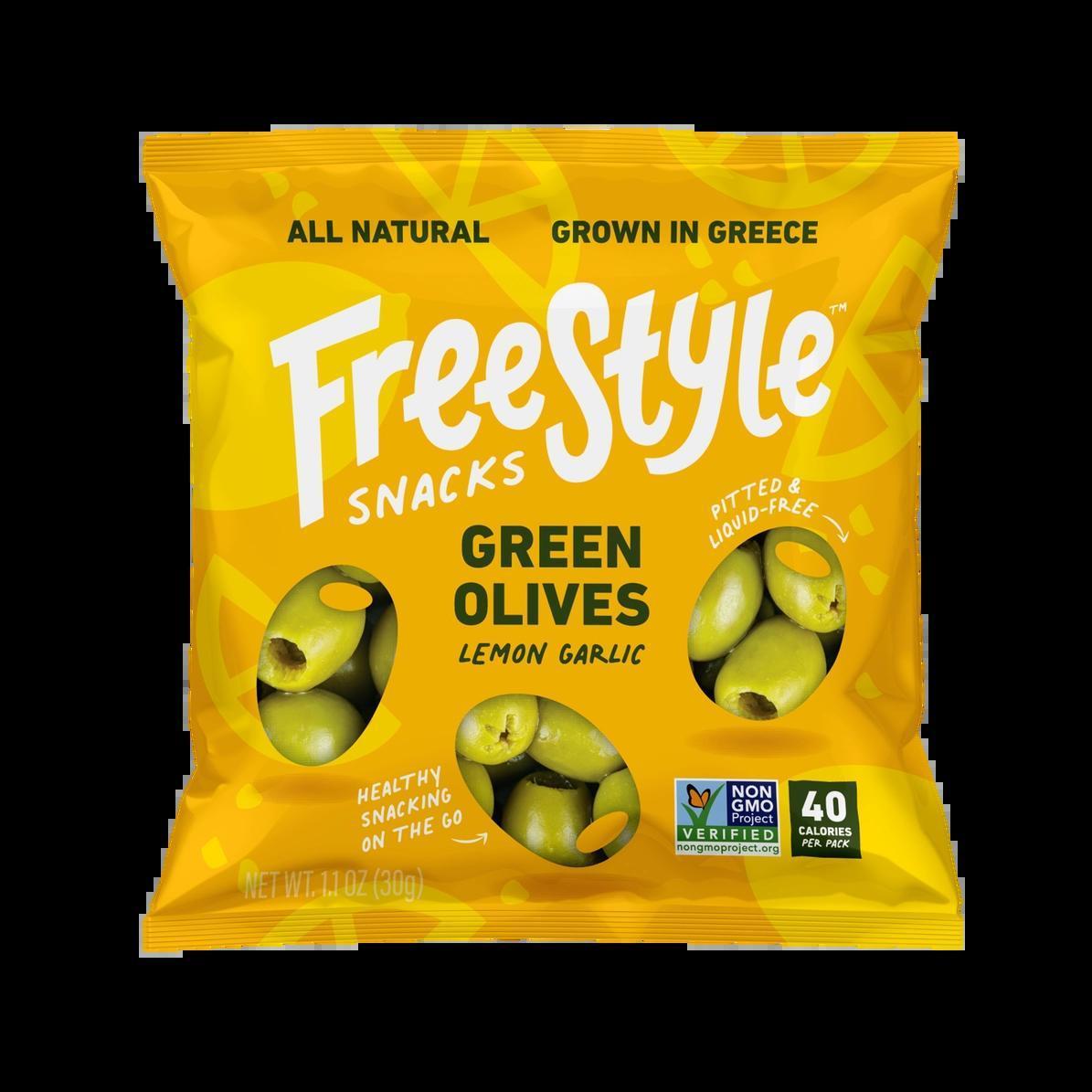 Lemon Garlic Green Olives 1.1ozFREE