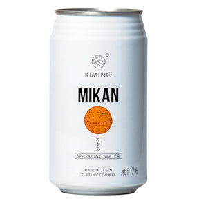 KIMINO SPARKLING WATER MIKAN CAN 11.8 FZ/350ML - GOHAN Market
