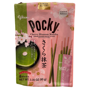 GLICO POCKIY SAKURA MATCHA 3.35OZ/95G