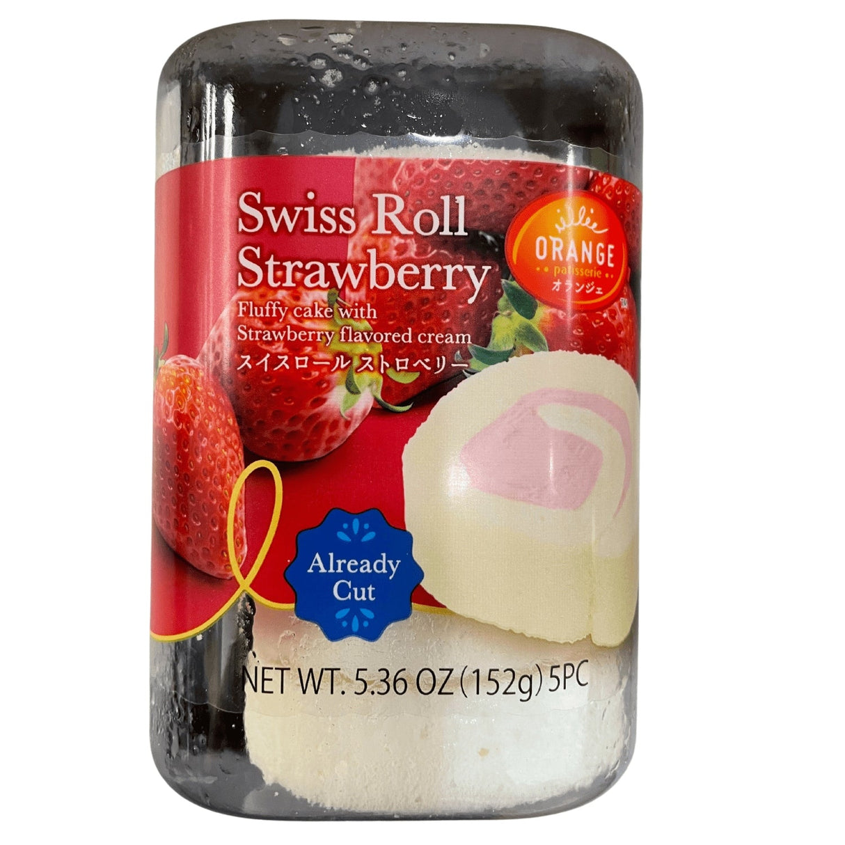 ORANGE STRAWBERRY SWISS ROLL PZ