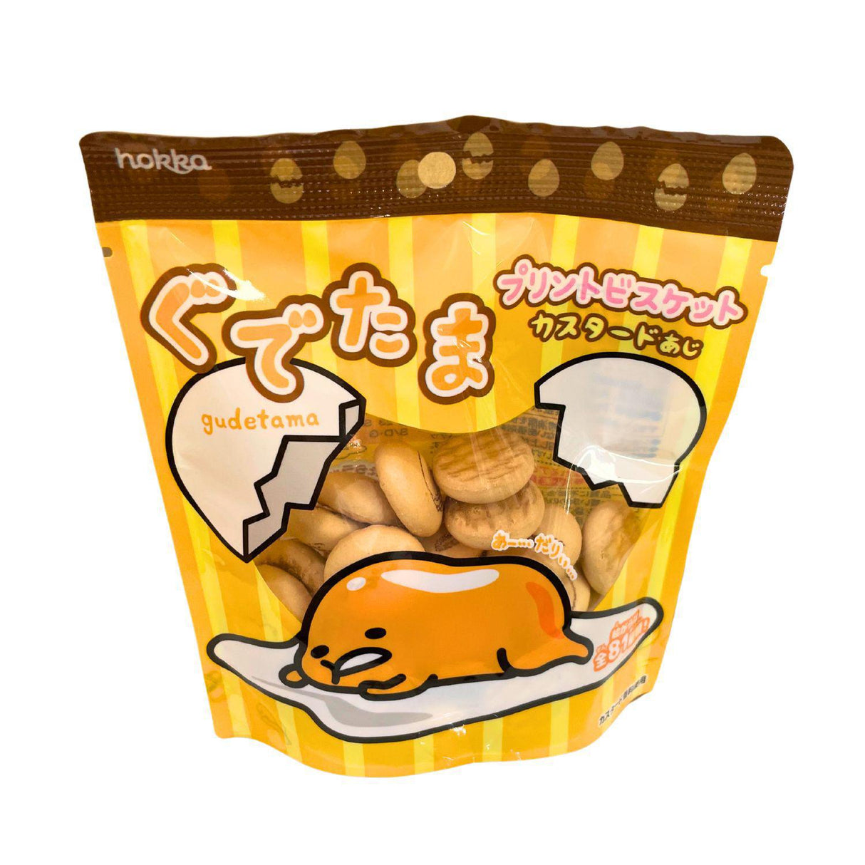 HOKKA GUDETAMA PUDDING BISCUIT 1.33OZ/38G