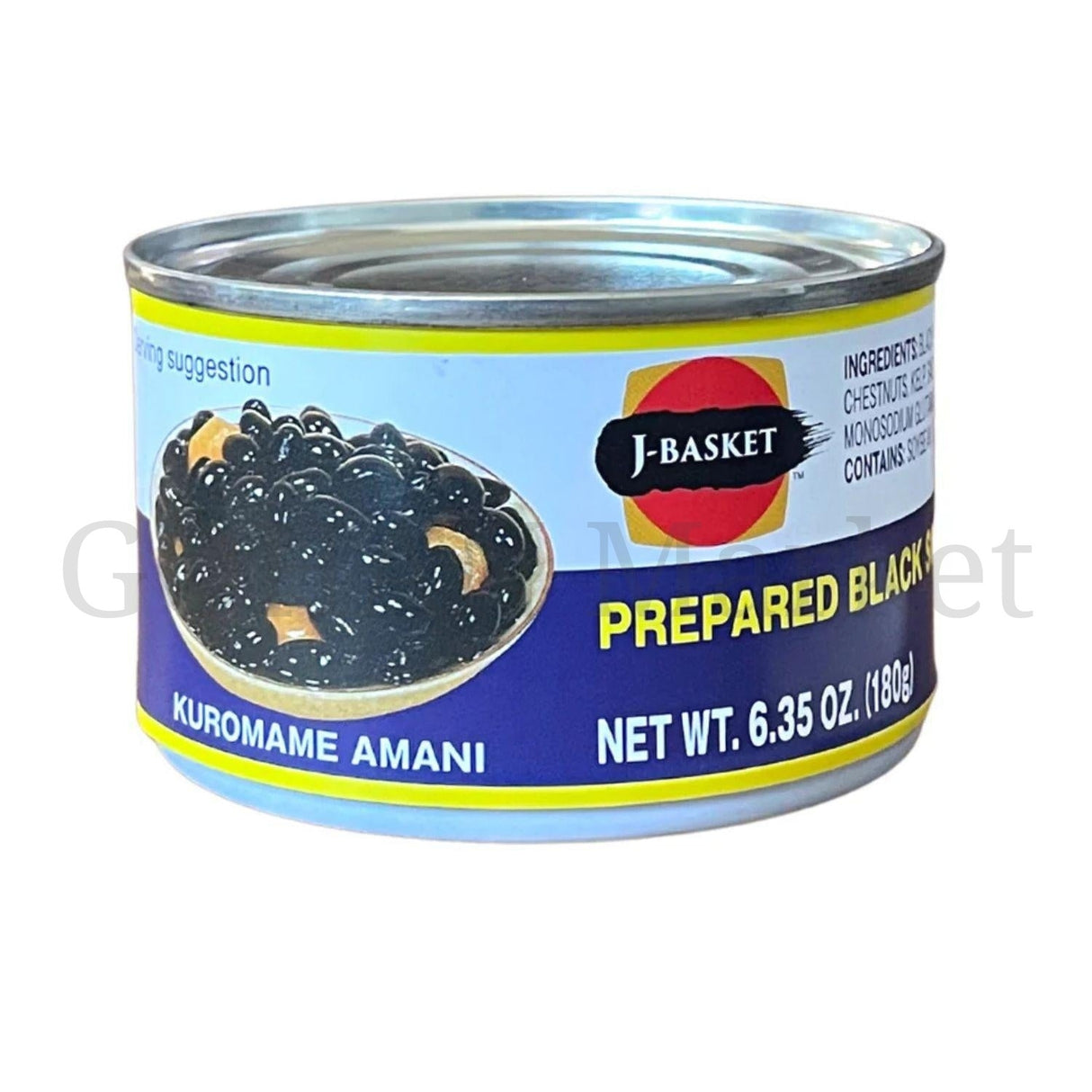 J-BASKET PREPARED BLACK SOYBEANS 6.35OZ(180G) KUROMAME