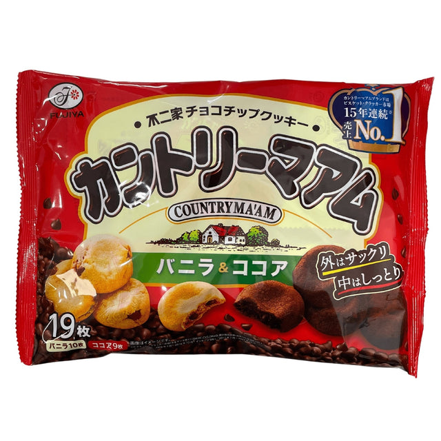 FUJIYA COUNTRY MAAM VANILLA & COCOA 19P 6.03OZ/171G