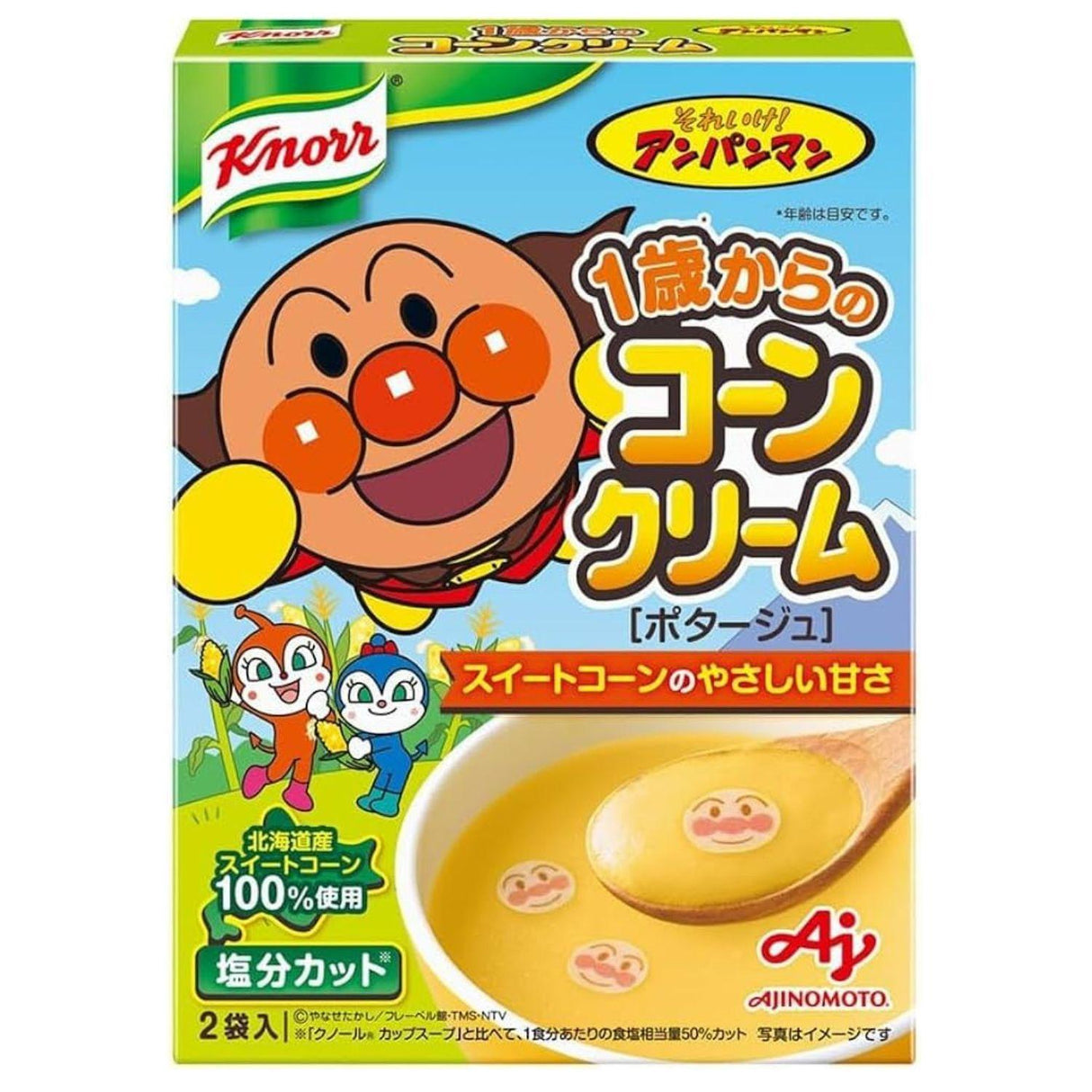 KNOOR ANPANMAN CORN CREAM SOUP 2.0OZ/58.5G