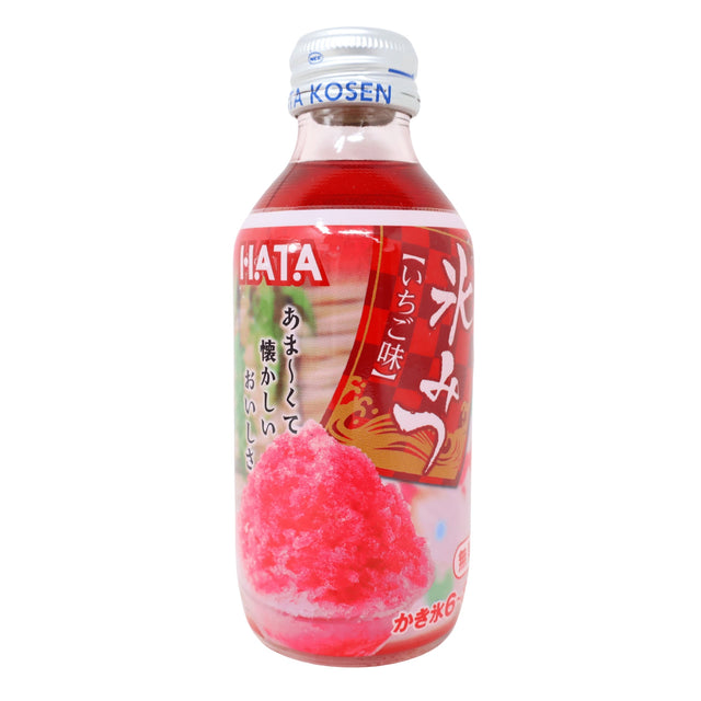 HATA KAKIGORI STRAWBERRY FLAVORED SYRUP FOR ICE 6.3OZ /180G