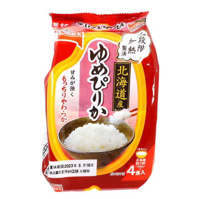 HOKKAIDO SAN YUMEPIRIKA PREPARED RICE 4P 1.3LB/600G