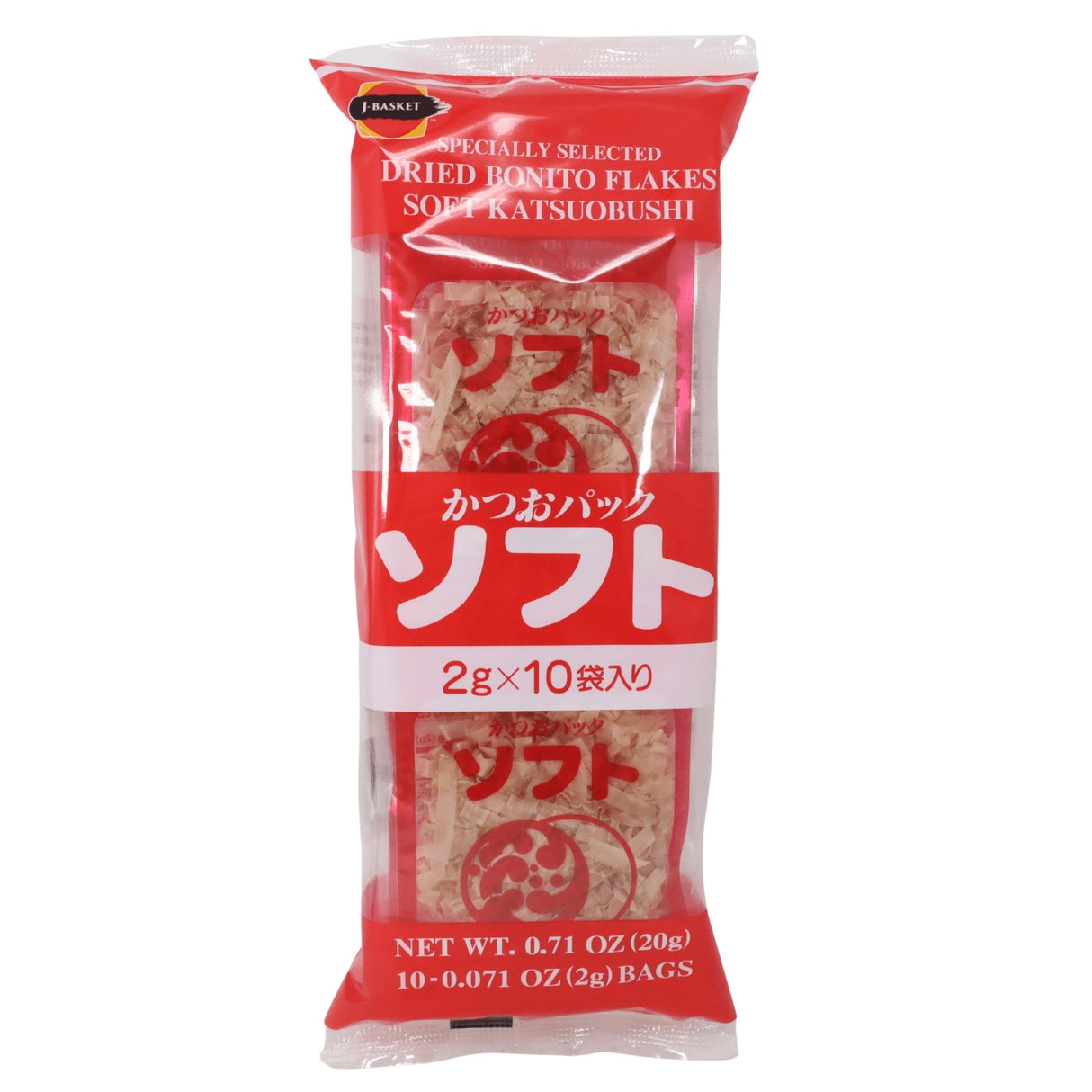 J-BASKET KATSUOBUSHI DRIED BONITO FLAKES SOFT 2G/10BAGS