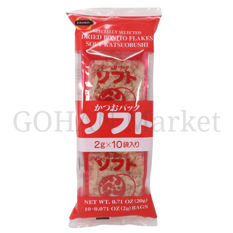 J-BASKET KATSUOBUSHI DRIED BONITO FLAKES SOFT 2G/10BAGS