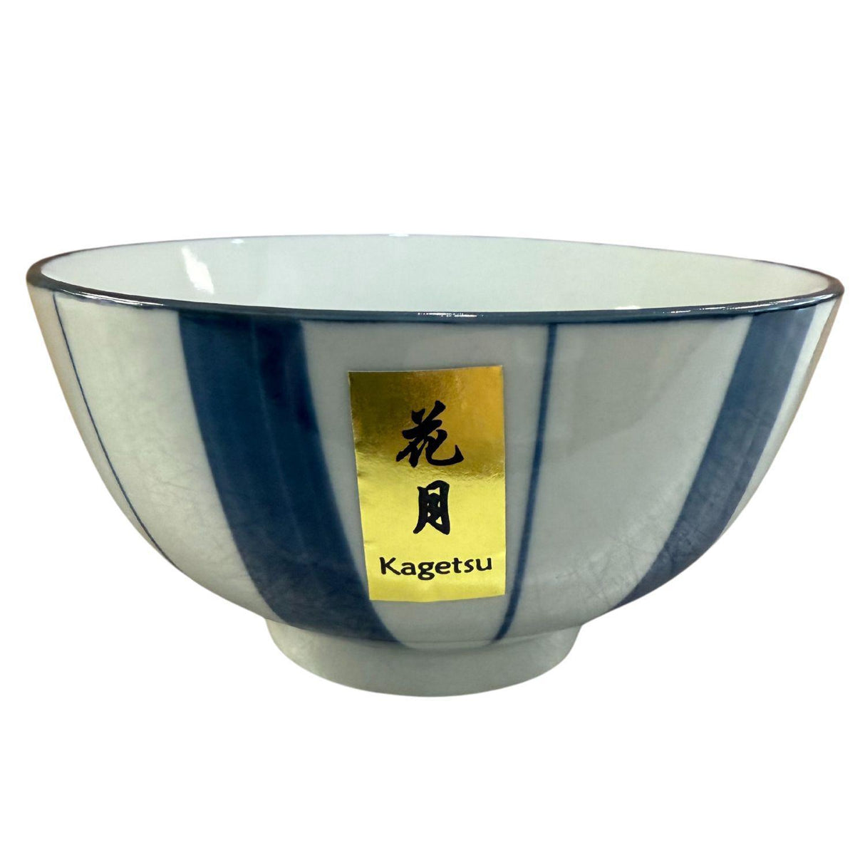 RICE BOWL BLUE STRIPE 4.5"DX2.25"