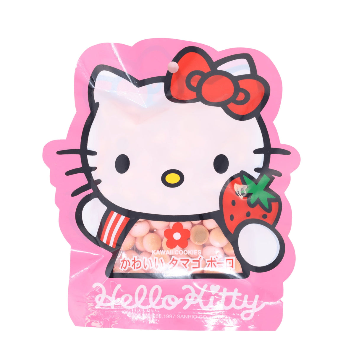 HELLO KITTY KAWAII STRAWBERRY TAMAGO BORO COOKIES 2.12OZ/60G