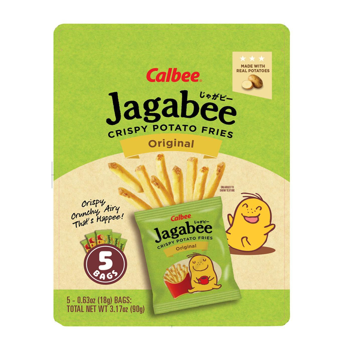 CALBEE JAGABEE ORIGINAL 5P 3.17 OZ