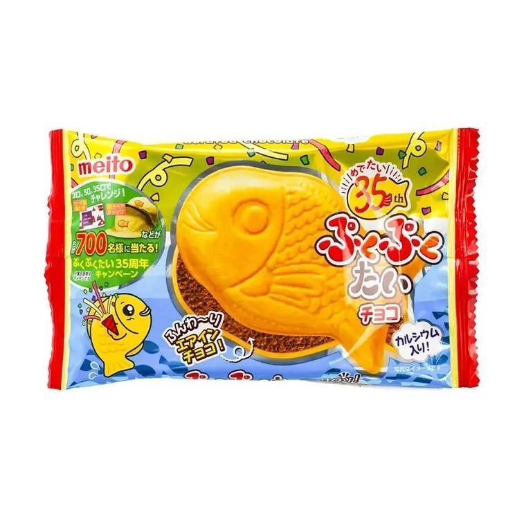 MEITO Puku Puku Taiyaki - Japanese Chocolate Dessert 0.56 oz (16g)