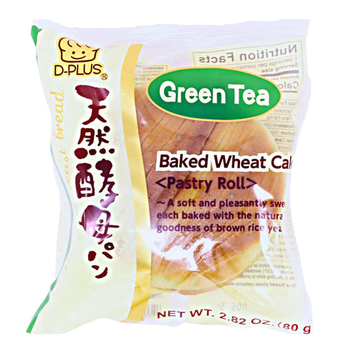 D-Plus Tennen Koubo Green Tea Japanese Bread 2.82oz/80g - GOHAN Market