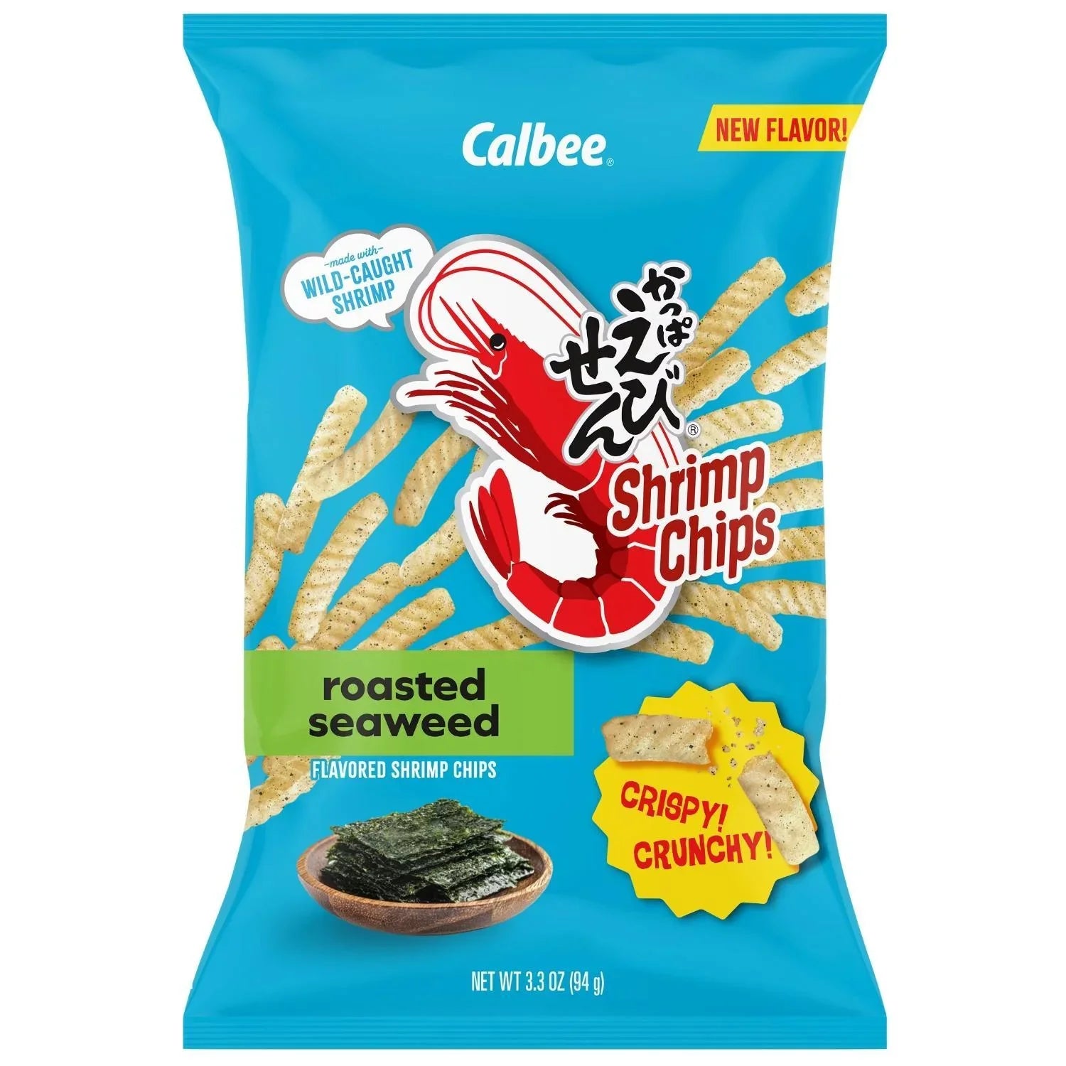 CALBEE SHRIMP CHIPS SEAWEED 3.3OZ/94G – GOHAN Market