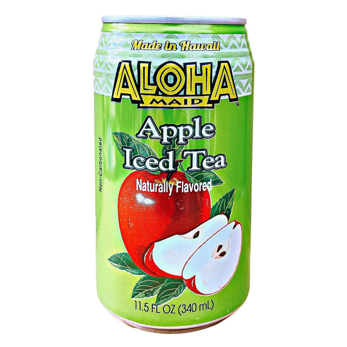 ALOHA MAID Apple Iced Tea 11.50 fz - GOHAN Market