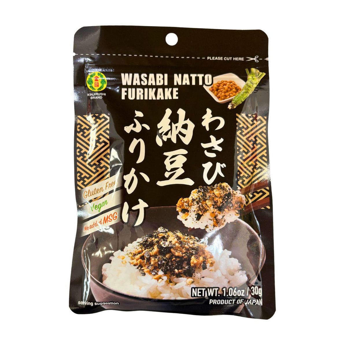 KINJIRUSH WASABI NATTO FURIKAKE 1.06OZ/30G – GOHAN Market