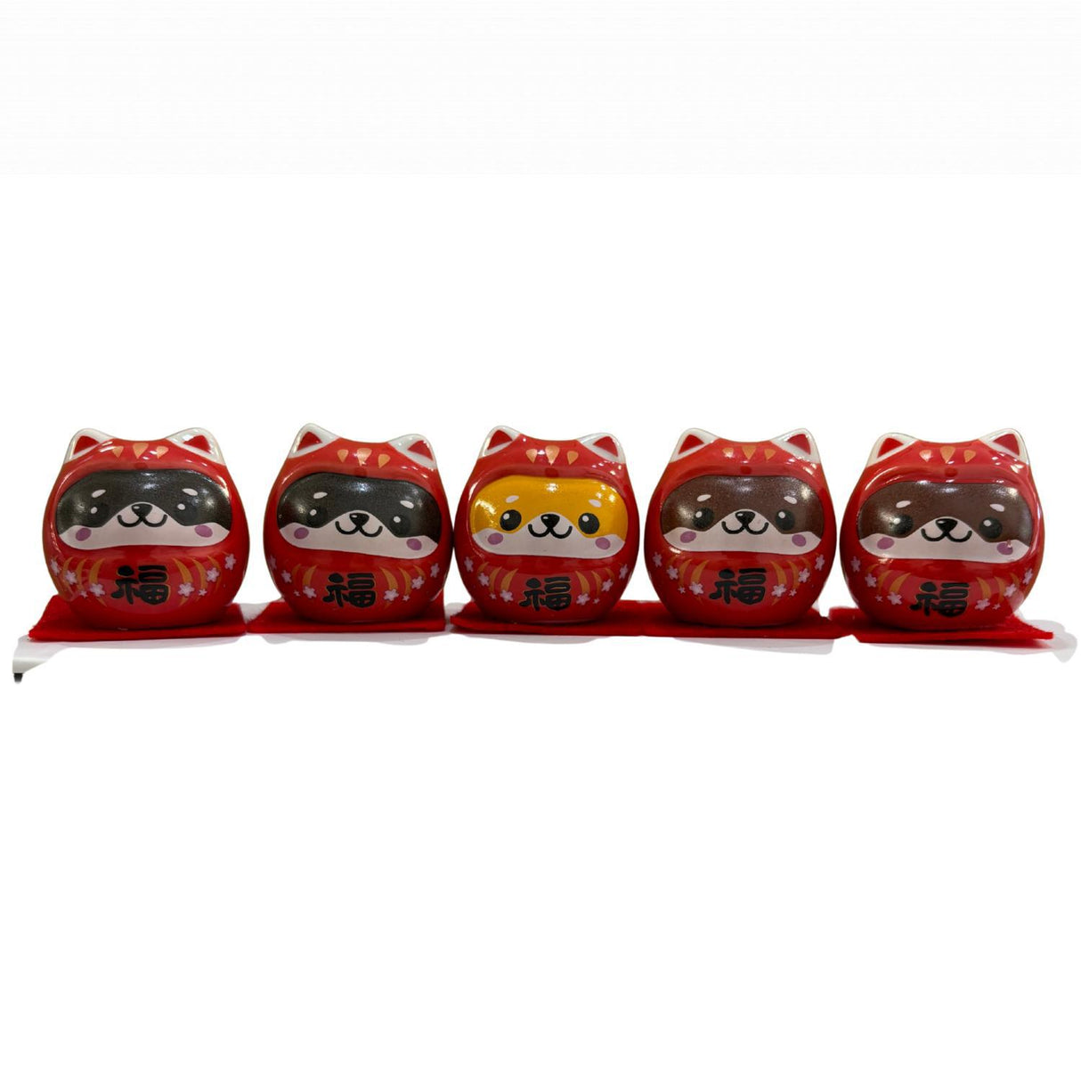 LUCKY DARUMA SHIBA INU 2.5 INCH