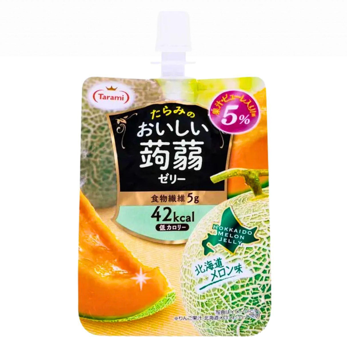 TARAMI SOFT JELLY DRINK MELON 5.2OZ