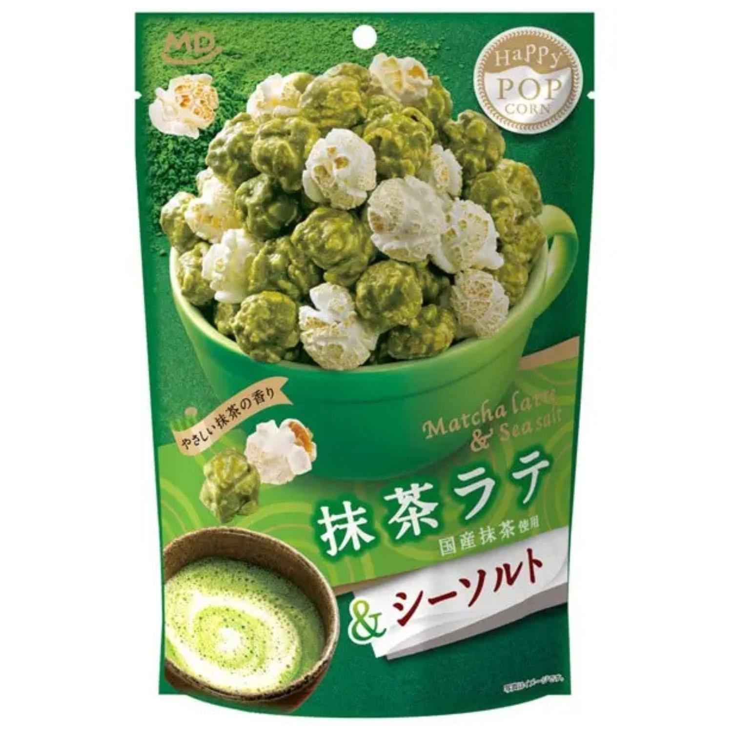 HAPPY POP CORN MATCHA LATTE & SEA SALT 45G – GOHAN Market