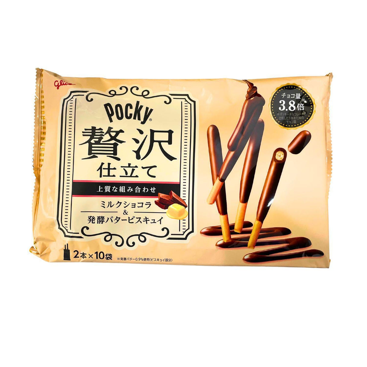 GLICO POCKY ZEITAKU MILK CHOCO 3.9OZ/110.5G