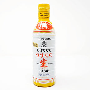 DISCON KIKKOMAN SMOOTH AROMATIC LIGHT COLOR SOY SAUCE 15.3FL OZ/450ML