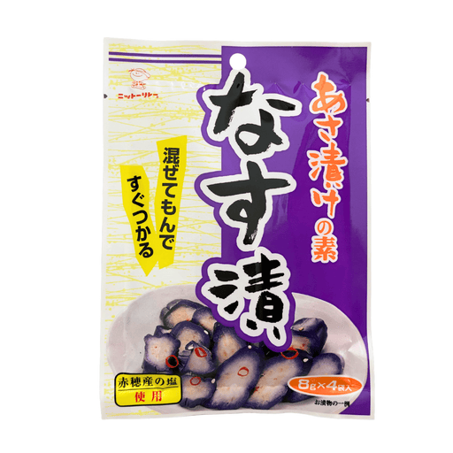 EXPIRING ON 6/30/2024 NITTOSHOKUHIN ASAZUKE NO MOTO NASU 8G X 4P 1.1OZ/32G