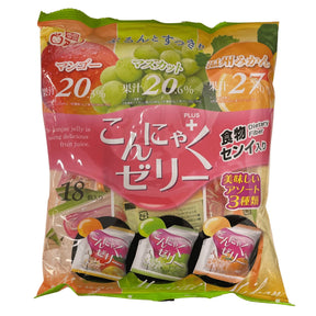 KONNYAKU JELLY MIX MANGO/MUSCAT/MIKAN 18P/101OZ/288G
