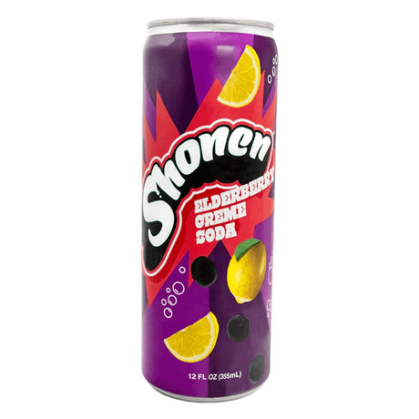 SHONEN ELDERBERRY CREAM SODA 12OZ