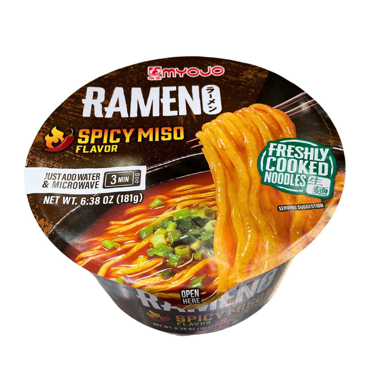 MYOJO BOWL RAMEN SPICY MISO 6.38OZ/181G